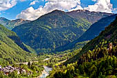 Valsesia, Campertogno, panorama dalla chiesetta della Madonna degli Angeli 